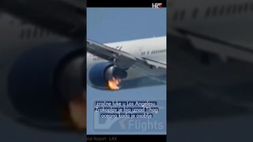 Avion se zapalio u zraku