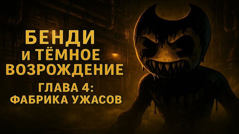 Бенди и Тёмное Возрождение: Глава 4 — фабрика ужасов и встреча с монстром из чернил!