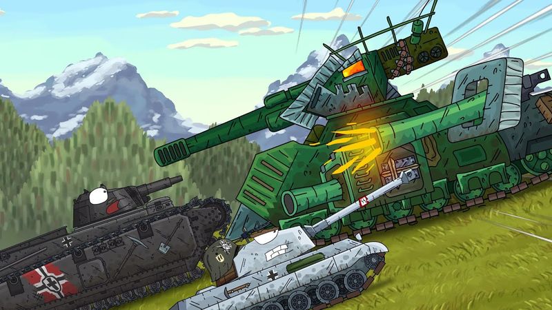 Time to change the Swedish monster - Cartoons about tanks