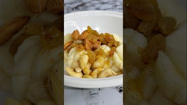 Banana Dry Fruit Milkshake Asmr #shorts #shortsfeed #food #asmr