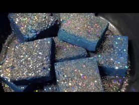 Glittery Blue Soft Gym Chalk Blocks
