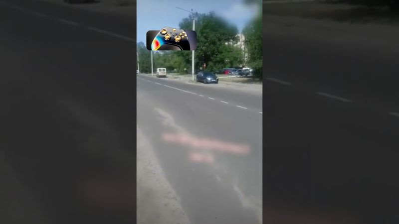 Он едет так быстро что его не видно 🤷‍♂️👀🤣