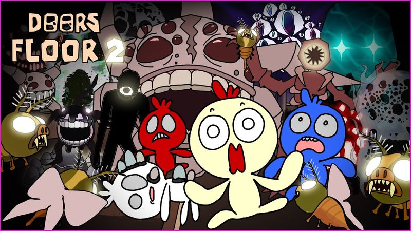 Doors Floor 2👁️ summary animation cartoon.