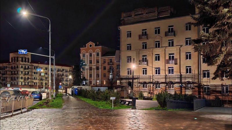 МАРИУПОЛЬ Вечером ВИДНО ВСЕ окна Правда которую Не покажут🏛️Восстановление Ремонт Сегодня