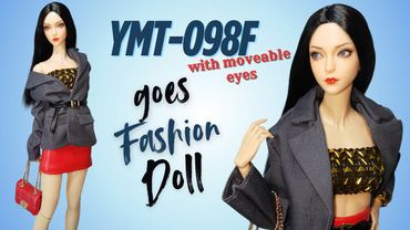 Review for YMToys YMT098F with movable eyes & fit on WorldBox, True1 Toys and Fashion Doll bodies