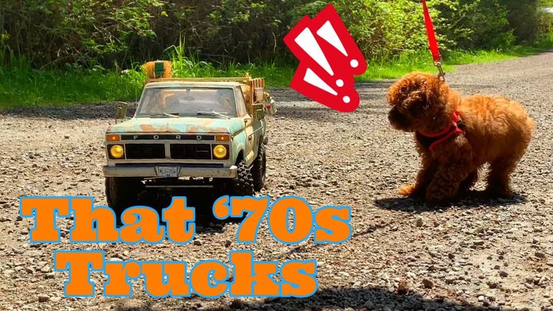 That '70s Trucks - Old FORD F150 & Toyota Land Cruiser FJ40 SCALE RC Trucks