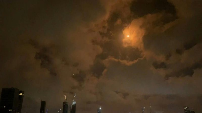 Iranian missiles seen over Tel Aviv, Modiin | AFP