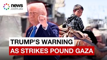 Trump says 'people are starving' in Gaza amid Israeli airstrikes