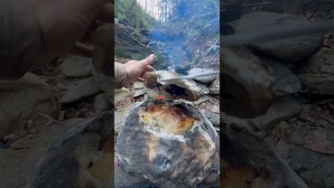 TAŞ ÜSTÜNDE TUZDA TAVUK PİŞİRME ? 🐔 - Cooking Chicken in salt on stone