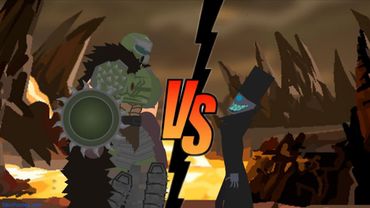DOOM SLAYER VS BLACK HAT | sticknodes animation