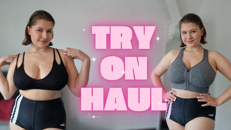 [4K] Try on haul sports tops | See everything