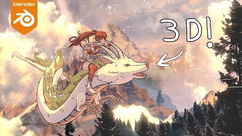 Ultimate Guide to Easy Anime/Stylized Backgrounds in Blender!