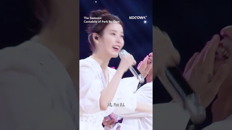 #IU surprises #ParkBoGum during his last episode 🥹 #cantabileofparkbogum #theseasons #kocowa