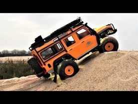 RC Car Traxxas TRX4 Defender(Orange) Sand Trail Adventure