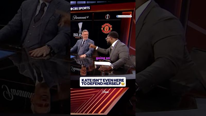 Jamie and Big Meeks are here to cause trouble 😅 UEL Final | CBS Sports Golazo