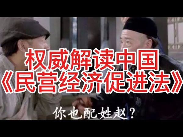 应急直播：中国出台《民营经济促进法》，给国内民营企业新增一万种“死法”