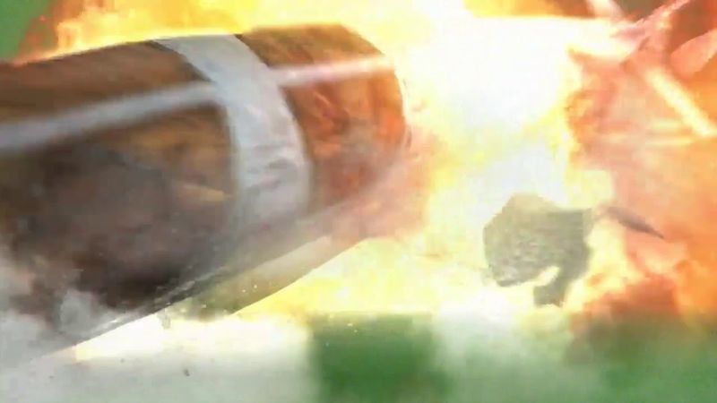 Хромакей,,Падение самолета"(green screen.)