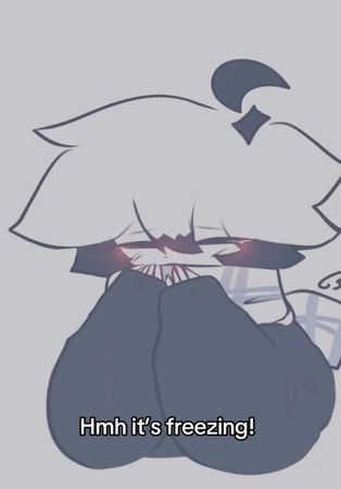 It’s freezing! What do u need? ──────── #starboinyashi ──────── #digi...