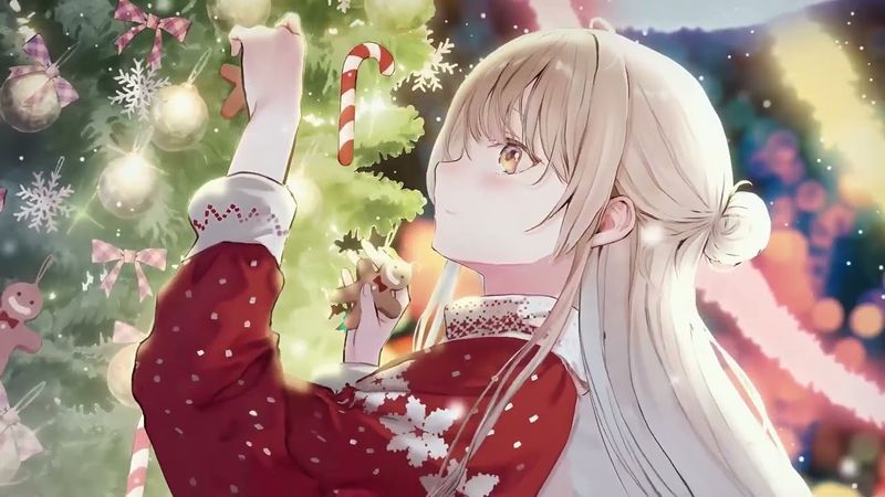 mahiru-shiina-christmas-eve.3840x2160 wallpaper 4K #wallpaper #videos #anime #animation #art #viral