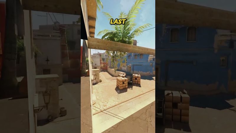 A SITE SPLIT 3 SMOKES ON MIRAGE #shorts #cs2