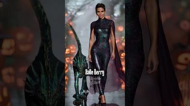 Hollywood Stars Spooky Runway Show 🎃! #hollywood #halloween #ai