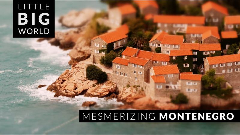 Mesmerizing Montenegro  in 4k | Little Big World | Aerial & Time lapse & Tilt shift