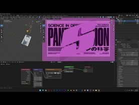 How To Make Dispersed Glass Text In Blender!