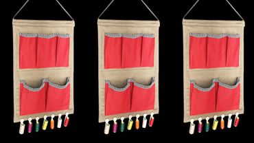 🌟 DIY Wall Hanging Bag | Wall hanging cloth bag sewing tutorial | How to make a wall hanging bag
