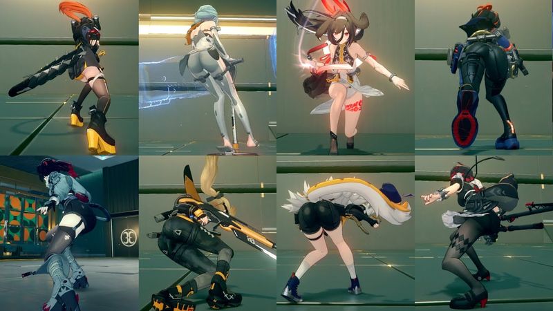 ZZZ All Characters Running & Turning Animations (High Quality SFX ASMR)