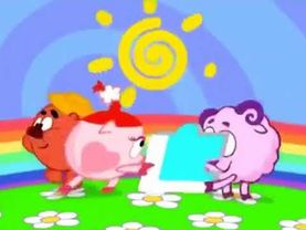 Заставка Смешарики в рубрике Азбука доброжелательности (2009)