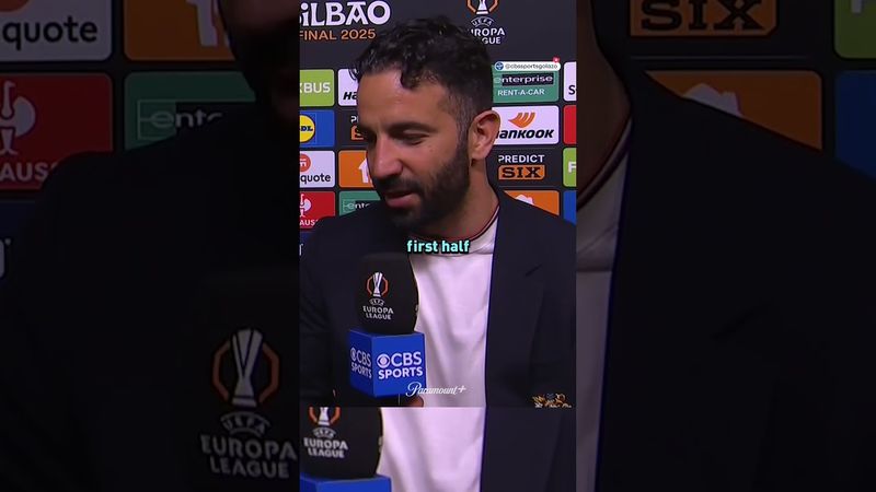 Ruben Amorim reflects on what went wrong for Manchester United in the Europa League final 🔴