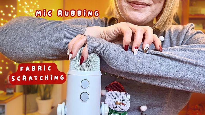 ASMR Mic Rubbing, Fabric Scratching & Gentle Mic Sounds