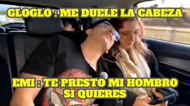 A GLOGLO LE EMPIEZA A DOLER LA CABEZA Y EMI LE DICE QUE PUEDE DORMIR EN SU HOMBRO