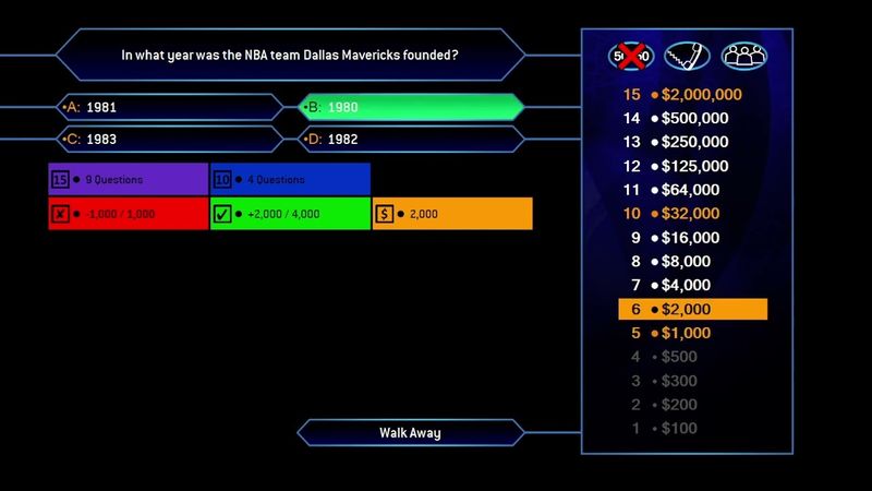 Who Wants To Be A Millionaire - Game 15 ($2 Million Jackpot)