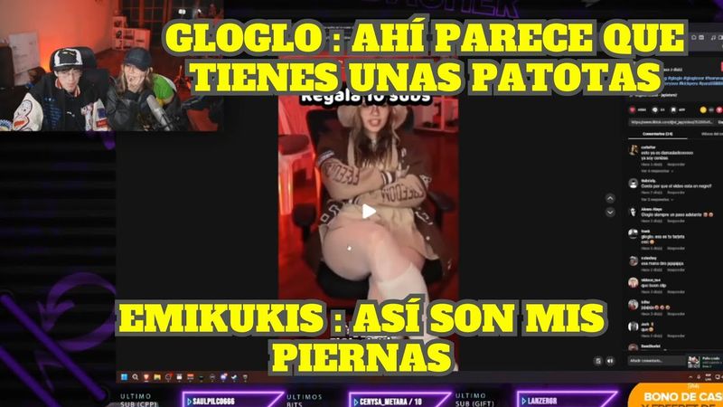 GLOGLO Y EMIKUKIS SE ENCUENTRAN CON UN NOVELERO EN TIKTOK