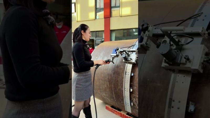 The welding process of pipe seam guide rail type- Good tools and machinery make work easy