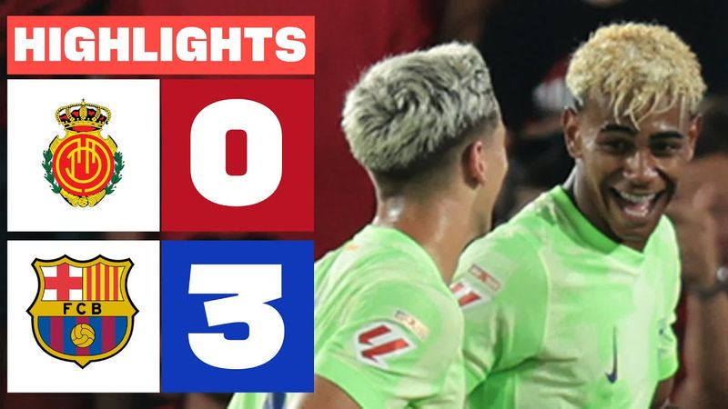 RCD MALLORCA 0 - 3 FC BARCELONA | HIGHLIGHTS LALIGA EA SPORTS
