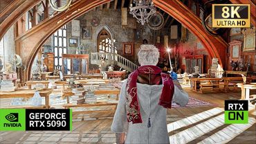 [8K] Hogwarts Legacy RTX 5090 - Extreme Ray Tracing Reshade Mod - AMAZING Ultra Realistic Graphics