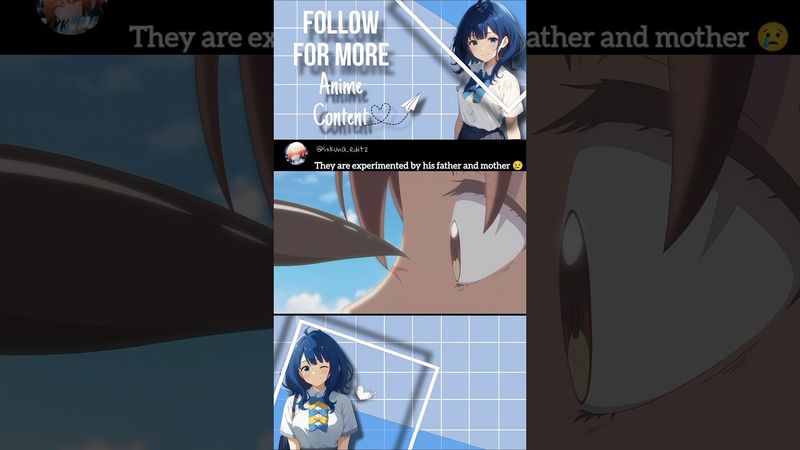 His family was experimented by his own parents 😢 #anime