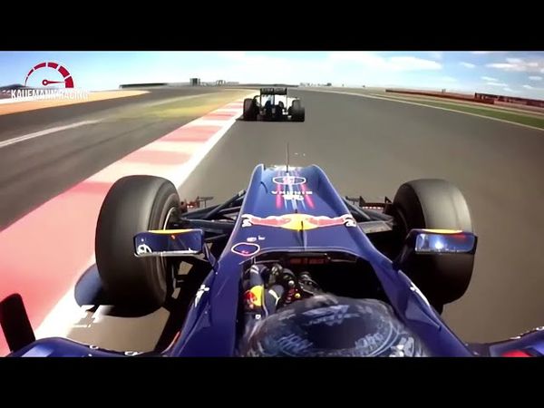 F1 Onboard Red Bull Crashes.