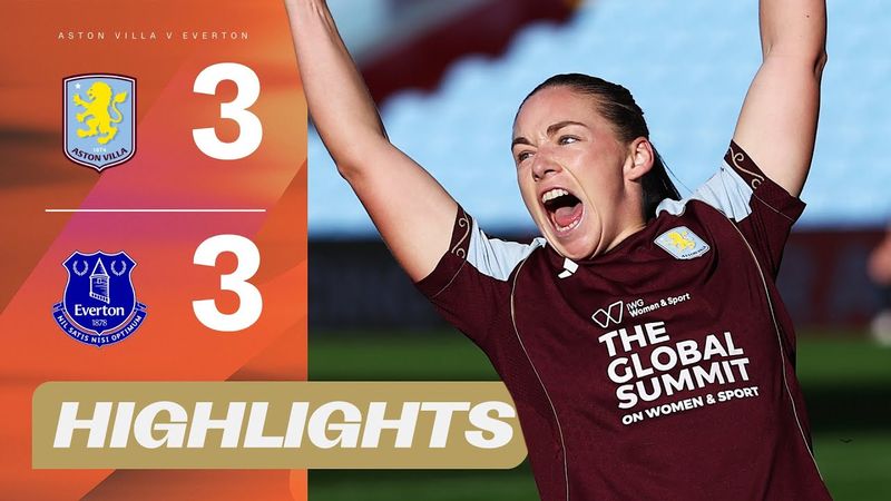 Stoppage Time Goal Steals Draw | Aston Villa v Everton | Barclays WSL 25/26