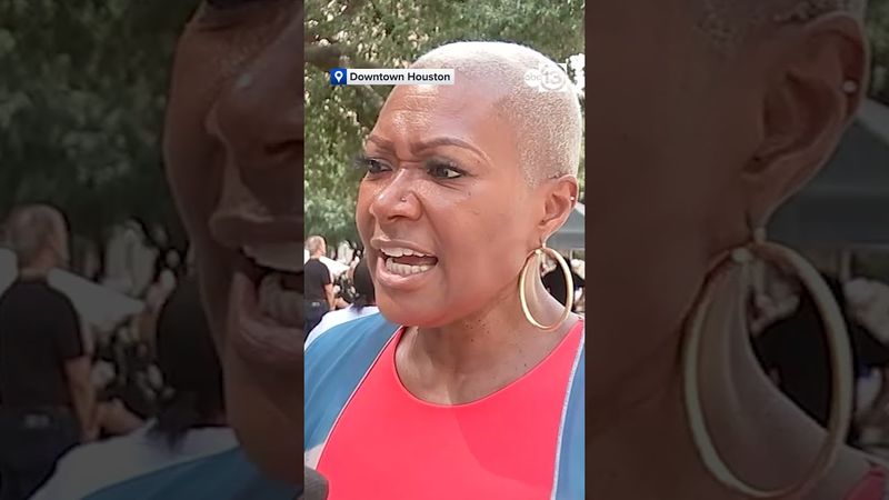 Thousands gather for 'No Kings Day' protest in downtown Houston: 'Make our voices heard'