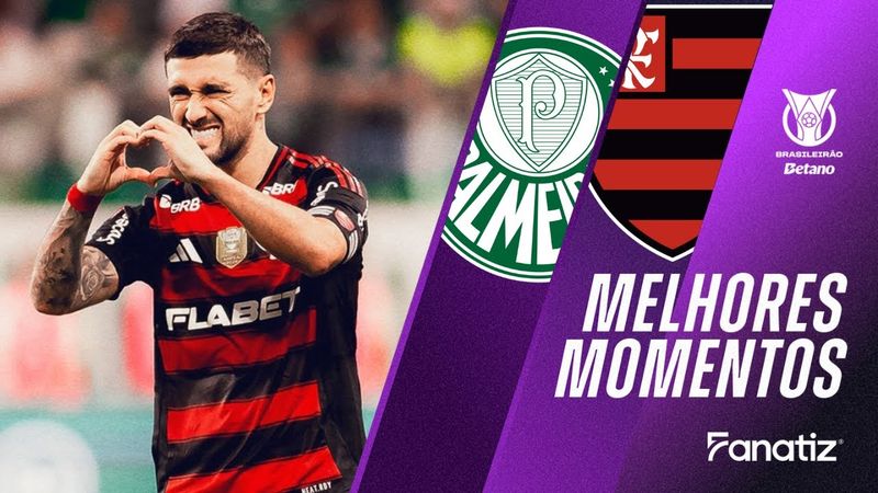 Palmeiras 0x2 Flamengo | Melhores Momentos | #Brasileirão2025