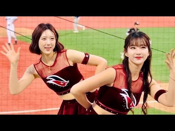 KT 위즈 김진아 이금주 치어리더 포항 원정 공연 영상