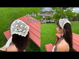 Easy Crochet Bandana Tutorial | Beginner-Friendly Summer Crochet (Shelly Bandana Pattern)