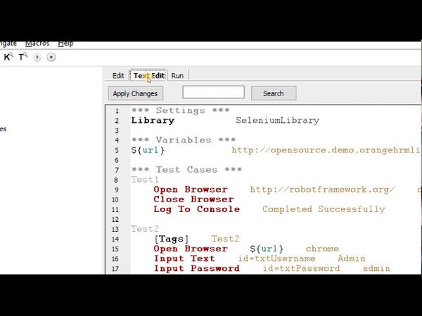 Robot Framework Beginner Tutorial 4 - How to use VARIABLES