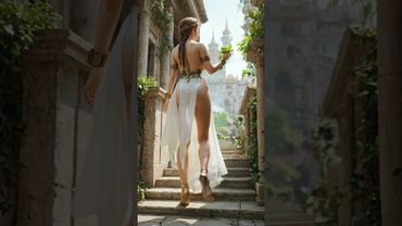 Morning in a Lost City - Trance Music #trance #music #dance #electronic #brunette #shorts