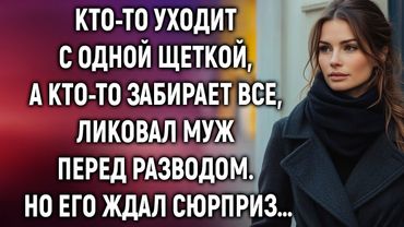 Кто-то уходит с одной щеткой, а кто-то забирает все, ликовал муж перед разводом…