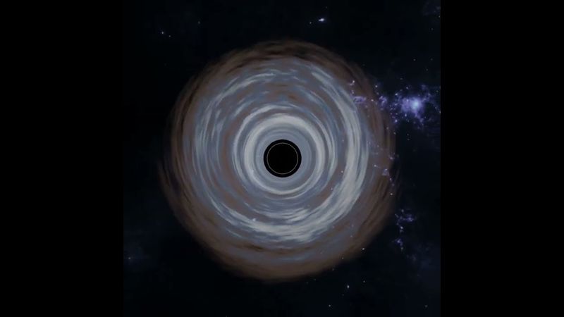 Сфера Дайсона вокруг чёрной дыры (версия 2.1) | Dyson Sphere of Black Hole #Shorts