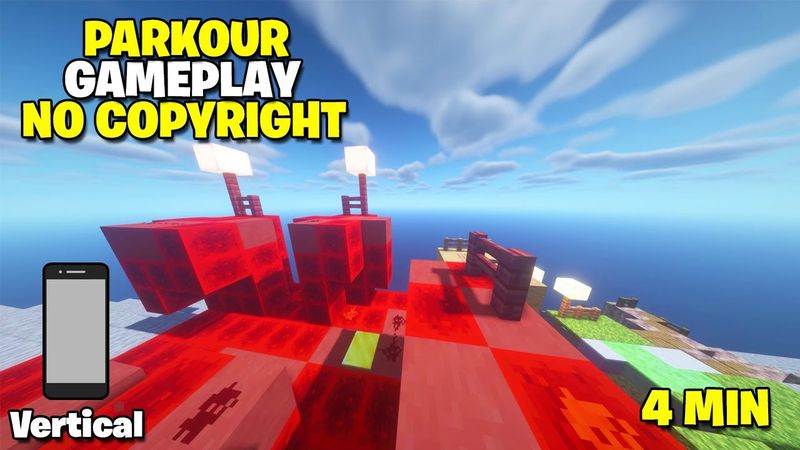 Minecraft Parkour Gameplay | Vertical | No Copyright | 21